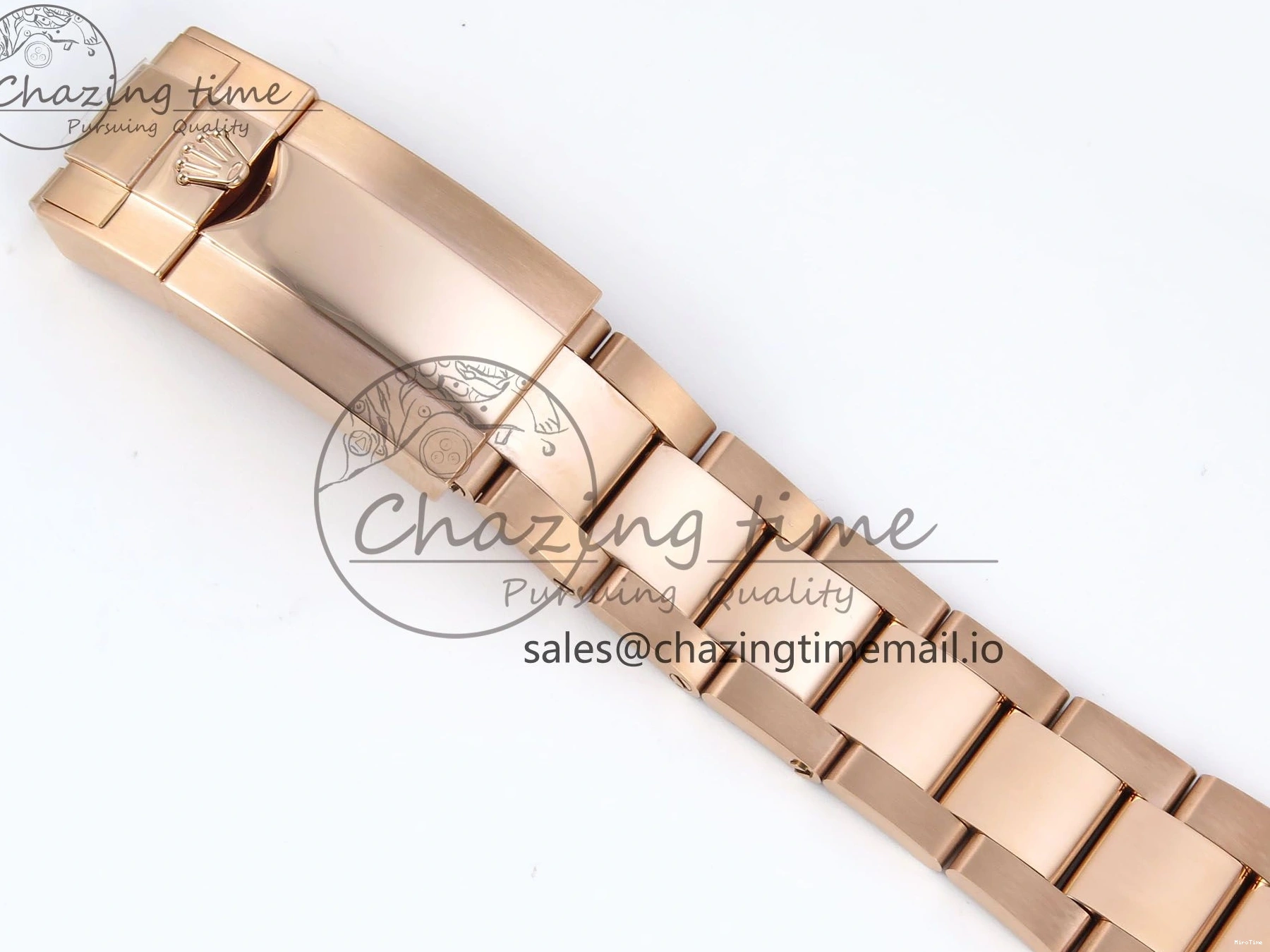 MiroTime 0215 EyeCatching Daytona 126505 QF 1:1 Best Edition Black RG Diamonds Dial on RG Braclet SH4131 V 715